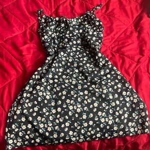 Floral dress(black)
